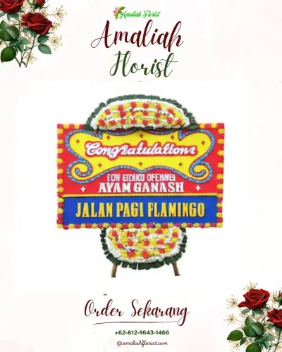 Bunga Papan Congratulation di Karang Baru